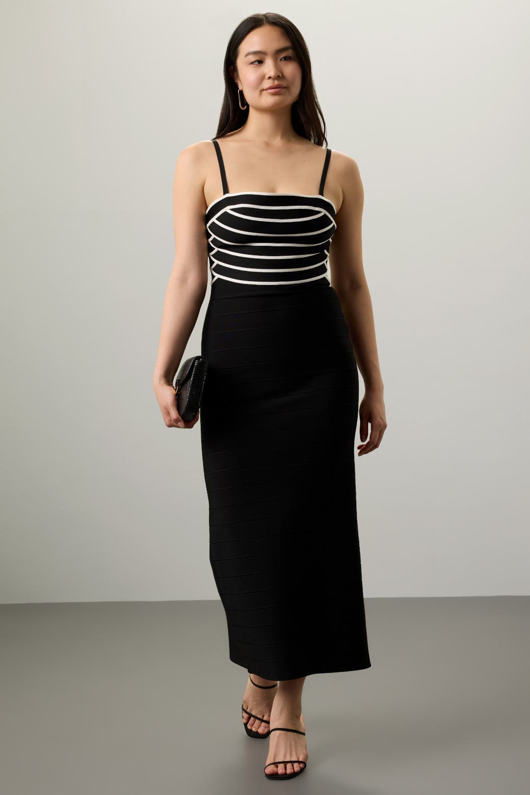 Striped Bandage Gown by Hervé Léger | Rent the Runway