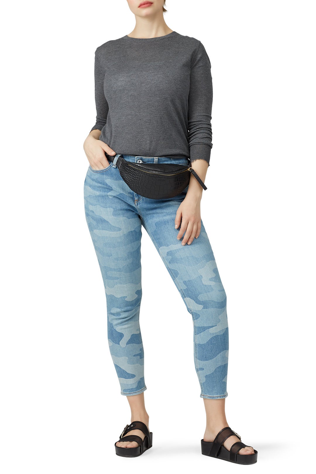 Cate Mid Rise Ankle Skinny Jeans by rag & bone JEAN 3