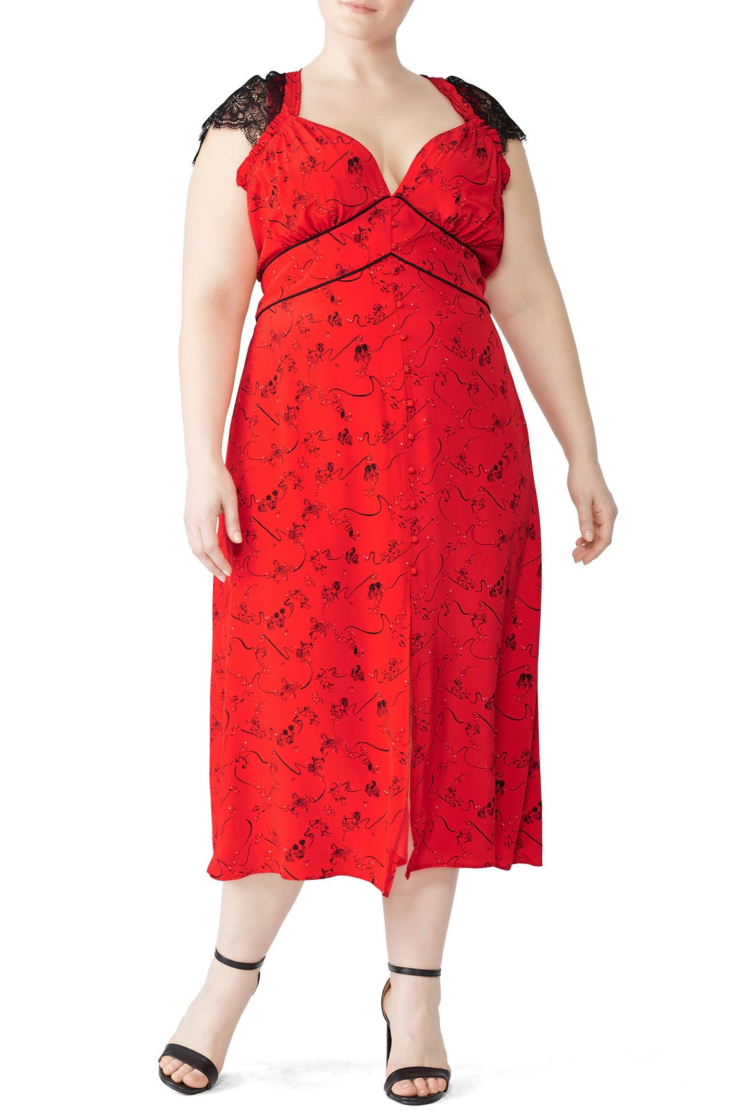 Zodiac Print Kara Dress by Tanya Taylor 4