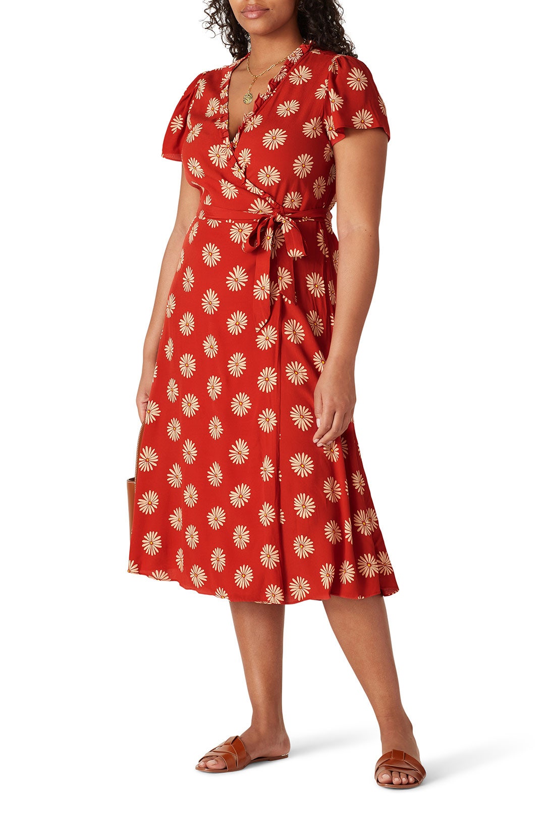 Ruffle Trim Wrap Dress by Madewell 5