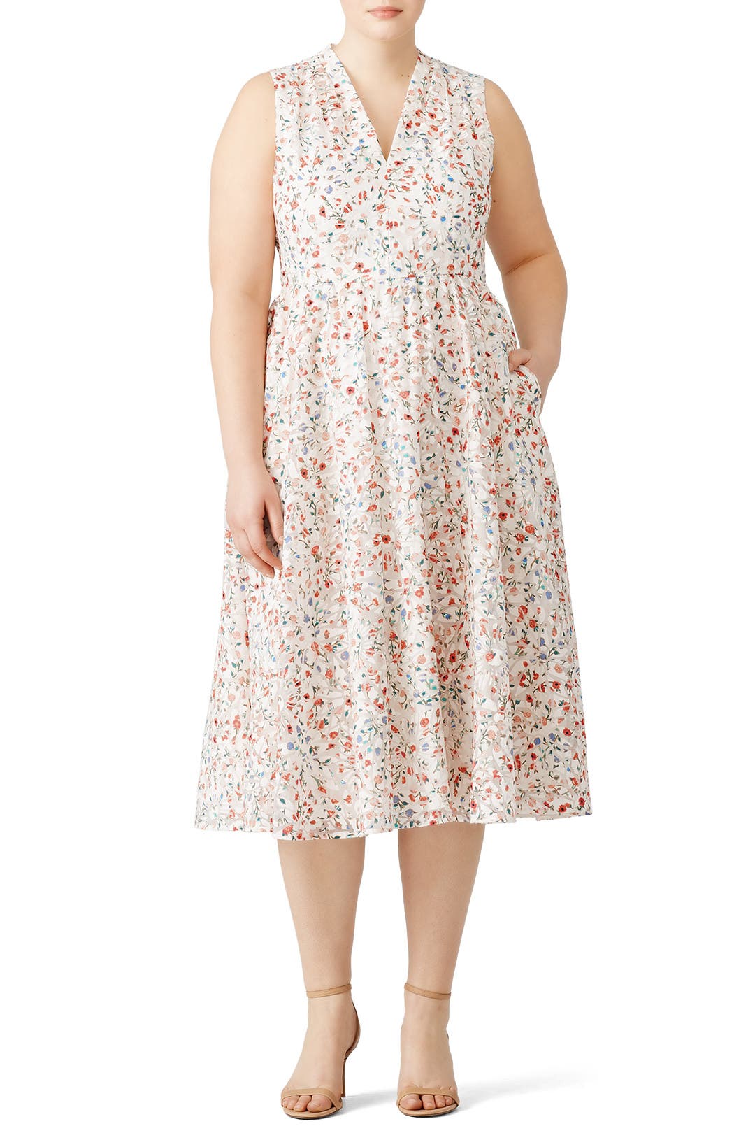 【Kate Spade】Springtime Blooms Dress ワンピース◆国内発送◆ Springtime Blooms Smocked Dress | Kate Spade New York