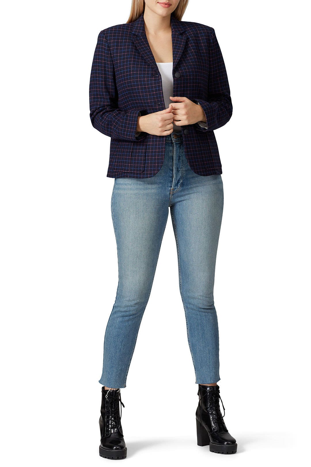 Nancie Check Blazer by rag & bone 5