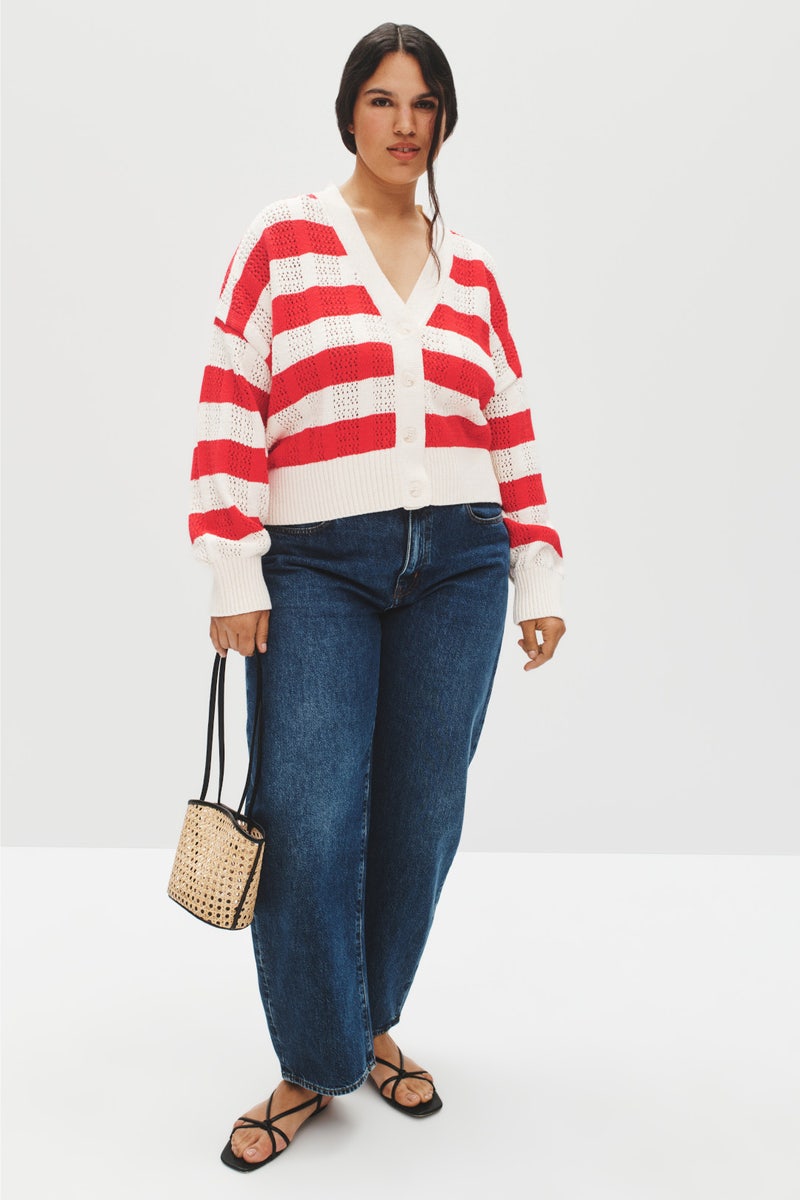 Striped Crochet Cardigan by TOCCIN X RTR - Photo 5