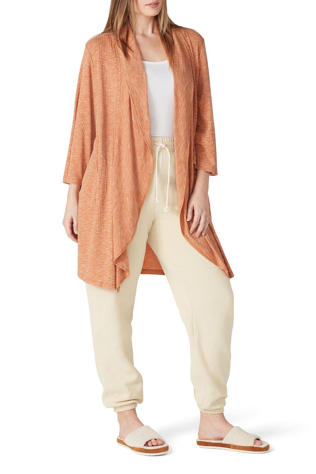 Ellen Waterfall Ribbed Cardi by B Collection by Bobeau 5