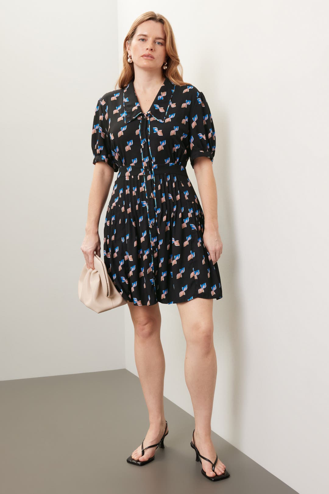 【DVF】ダリウスドレスネイビー Darrius Dress – Diane von Furstenberg