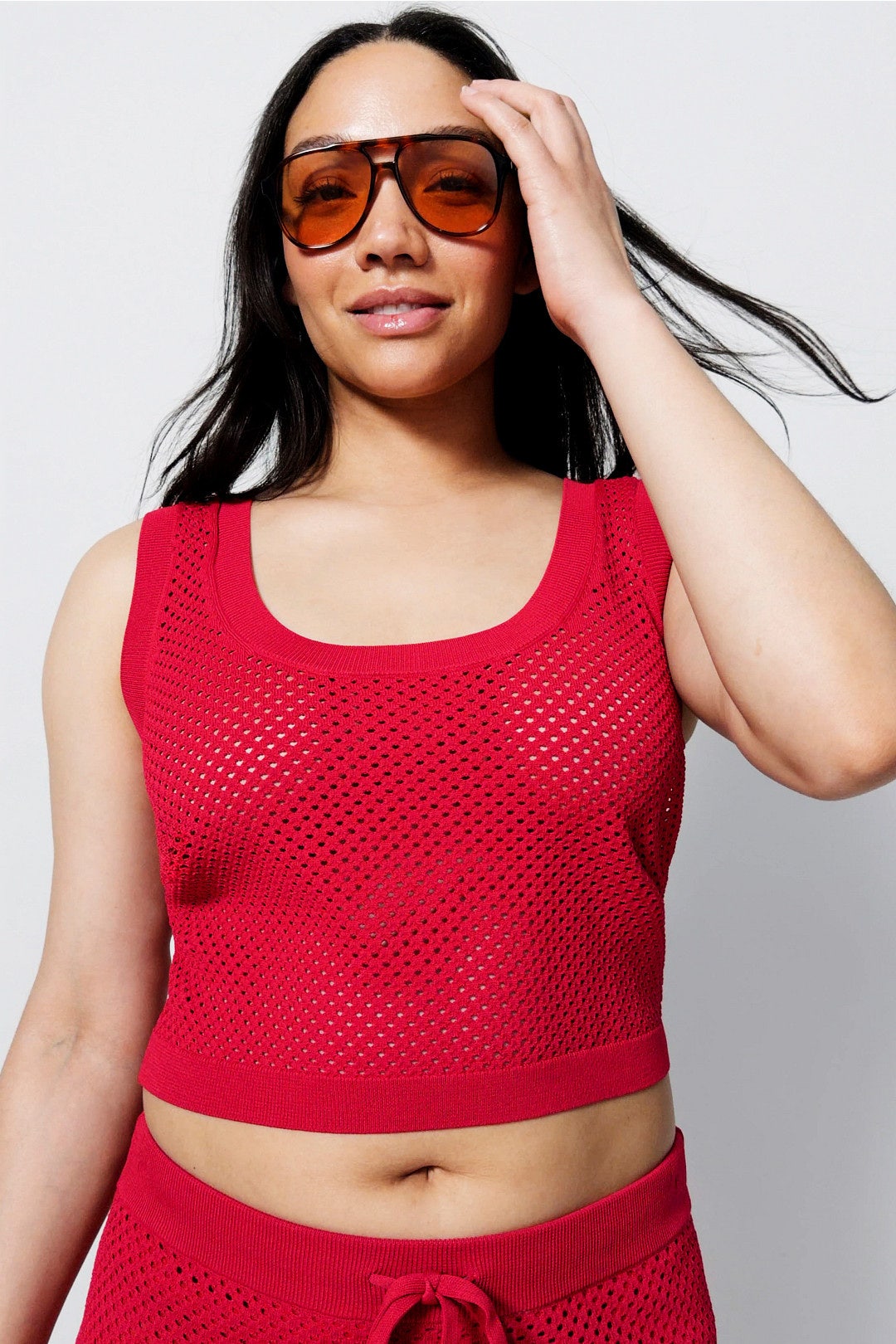 Crochet Scoop Neck Top by Rosetta Getty x RTR 4