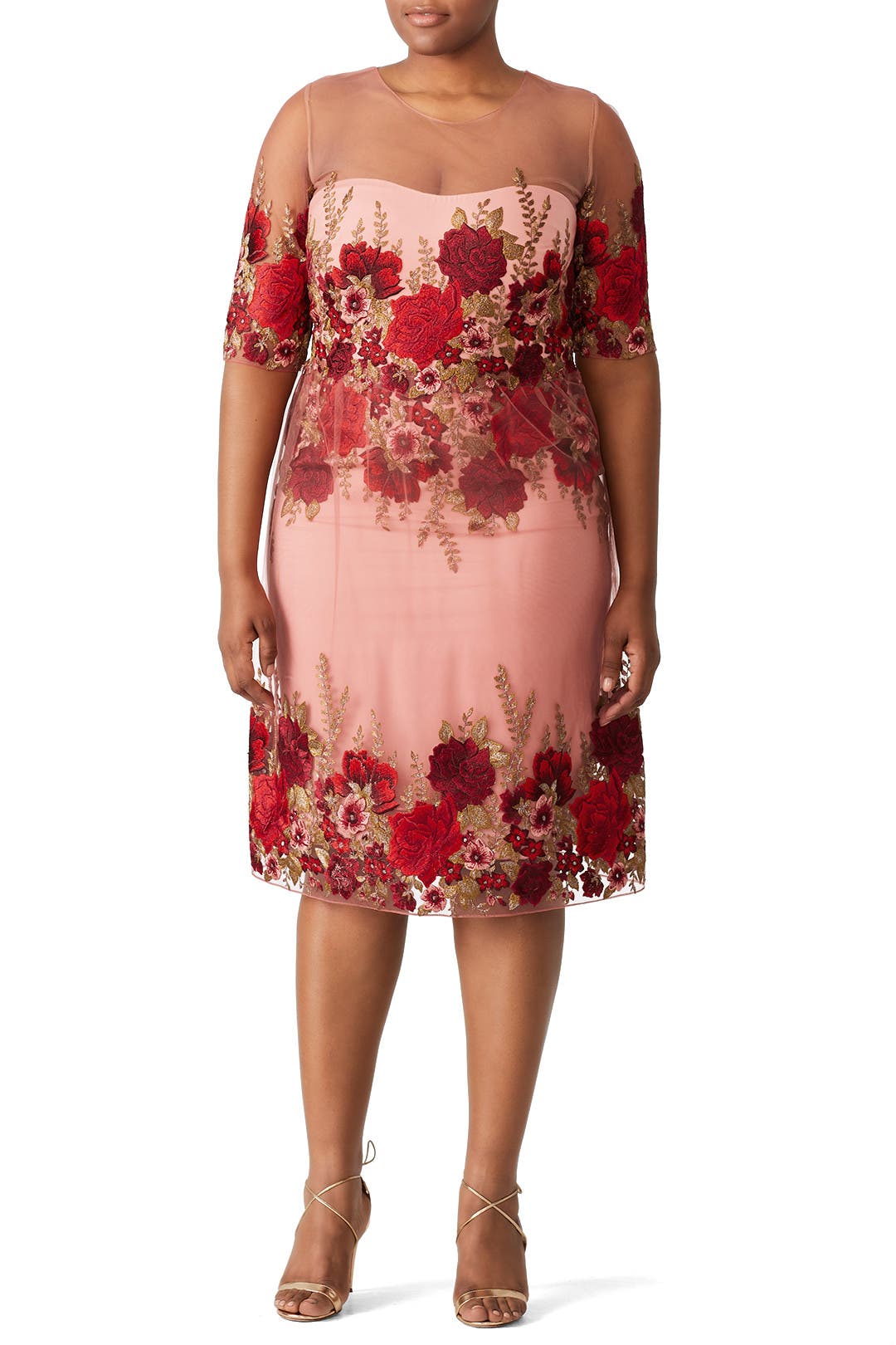 Rose Throw Dress by Marchesa Notte | Rent the Runway