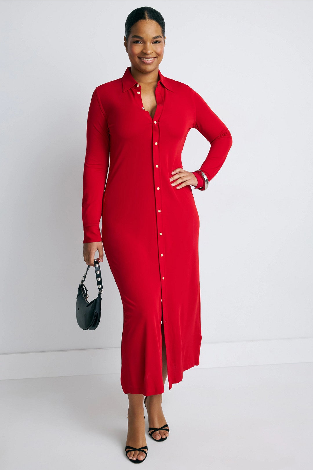 Collared Long Sleeve Shirt Dress by Polo Ralph Lauren 5