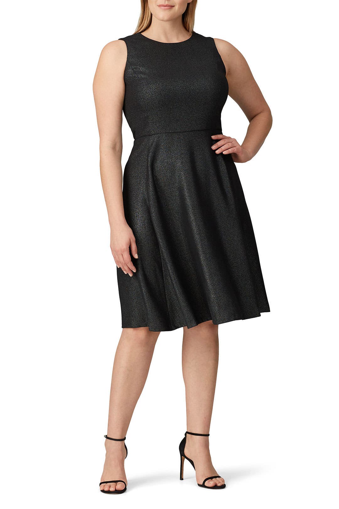 Black Metallic Charley Dress by Lauren Ralph Lauren | Rent