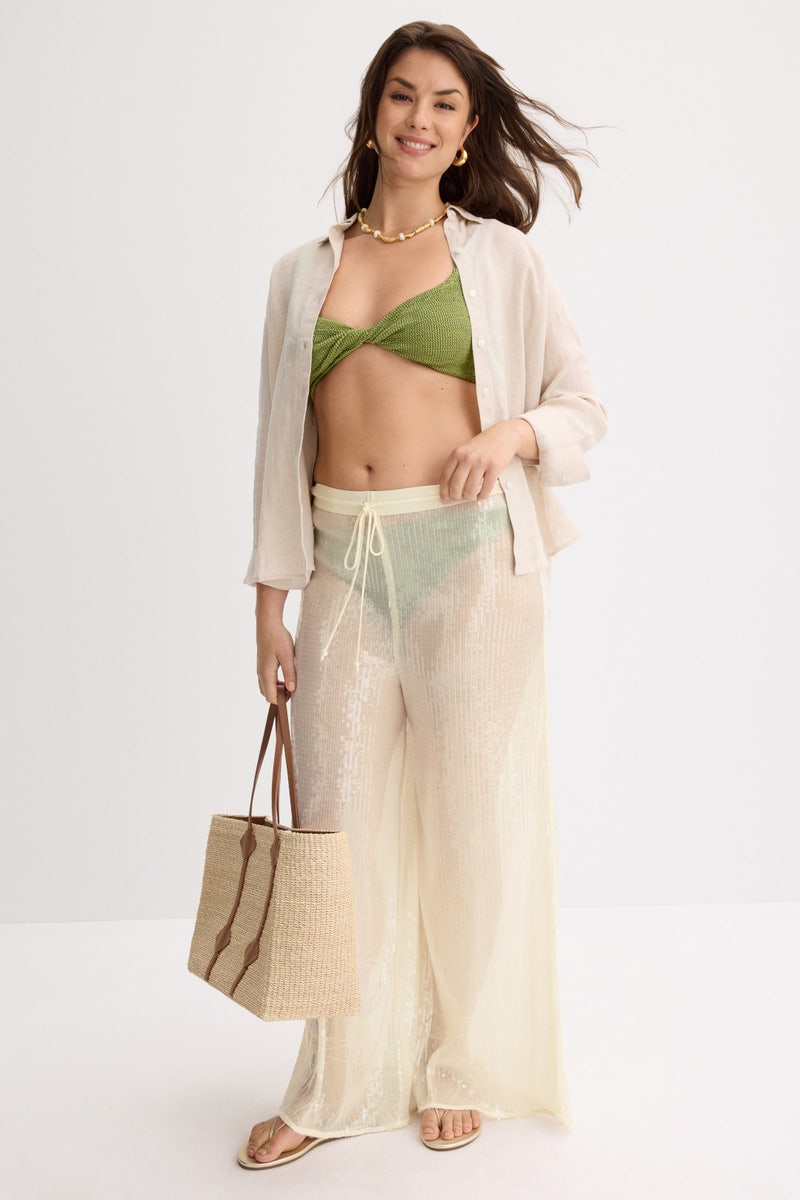 Riviera Swim Cover Up Pants by Hutch - Photo 5