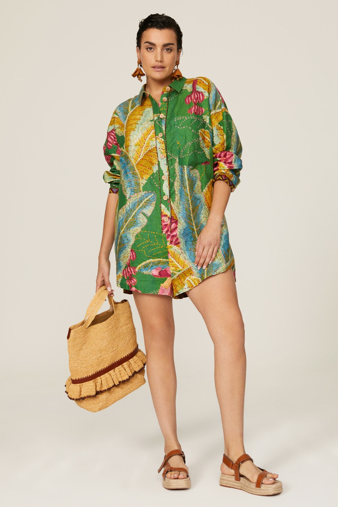 Banana Leaves Romper by FARM Rio 5