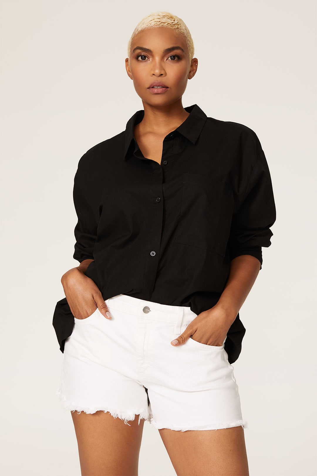 Ozzie Fray Denim Shorts by Joe's Jeans 5