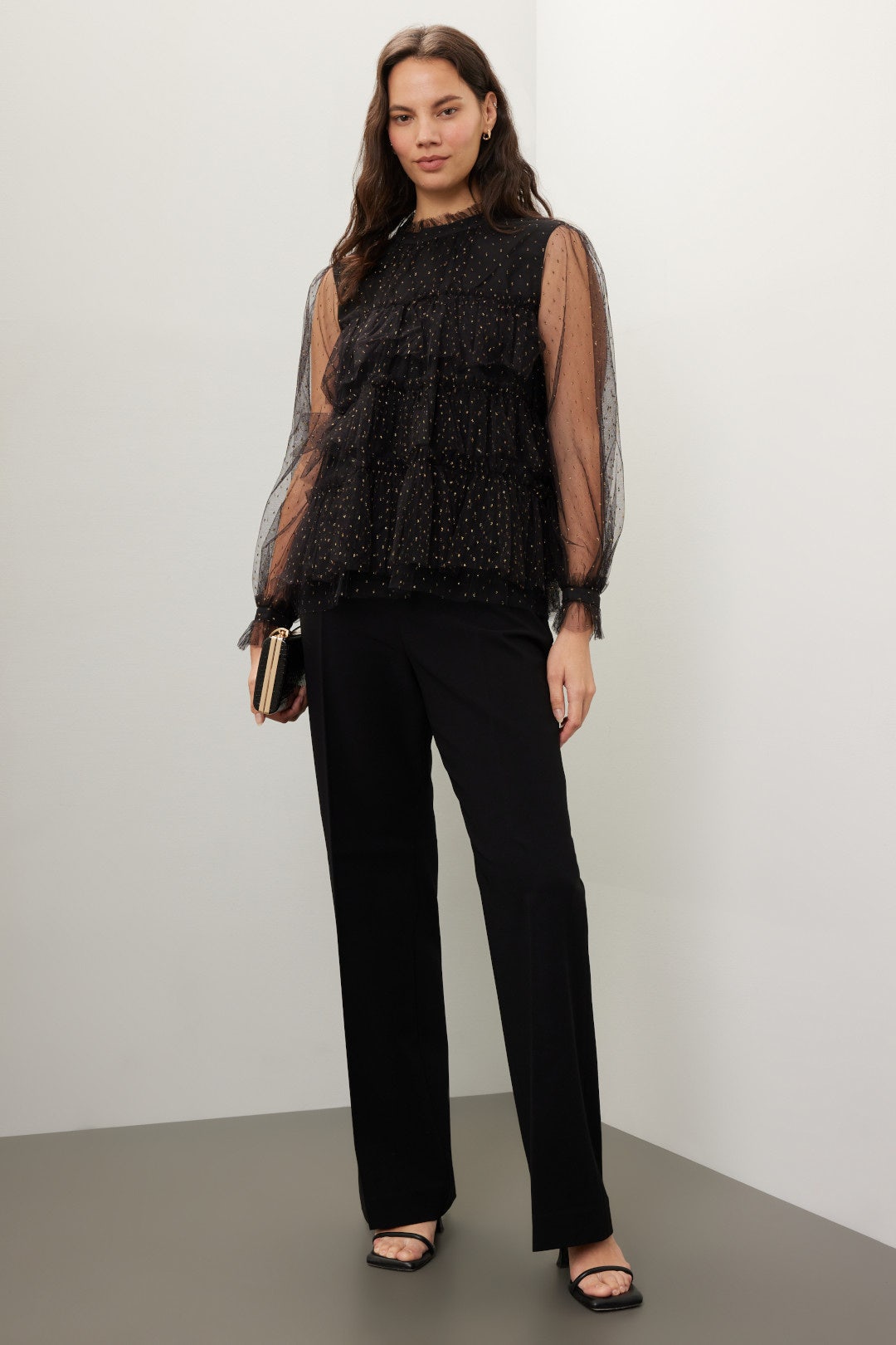 Sheer Ruffle Top by Adam Lippes x RTR 5