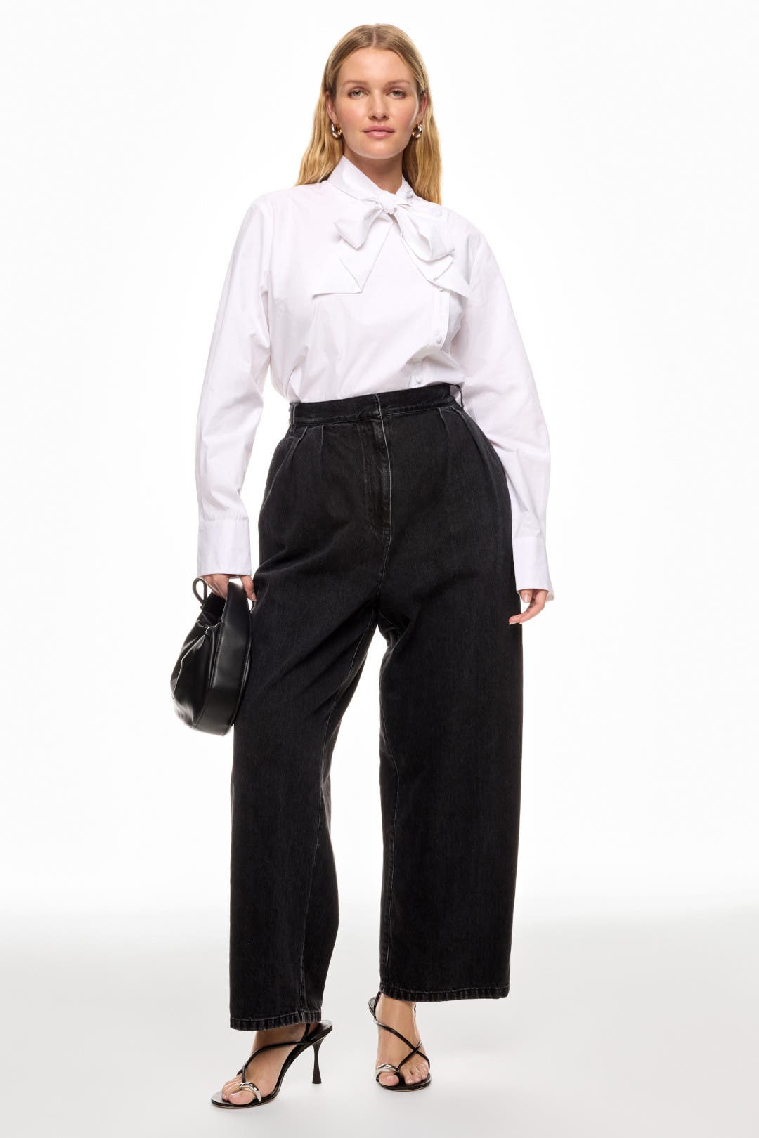 Long Sleeve Bow Blouse by Adam Lippes x RTR | Rent the Runway