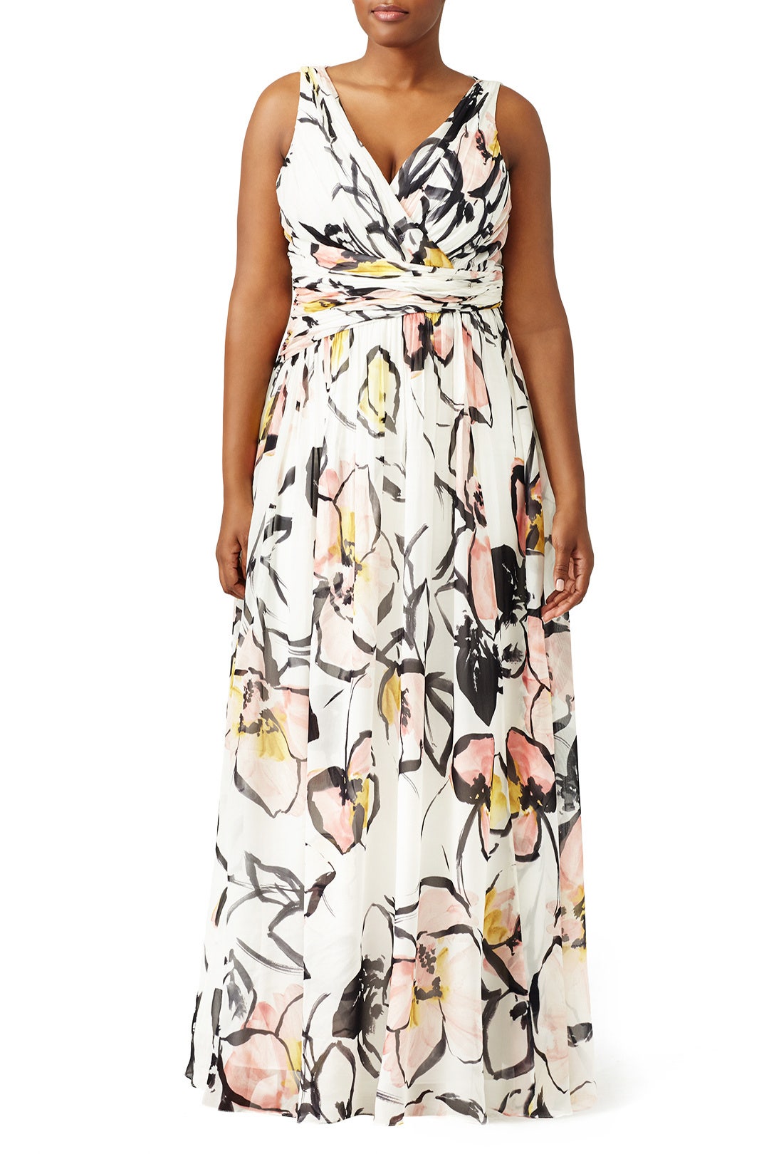 Soft Petal Maxi by Badgley Mischka 4
