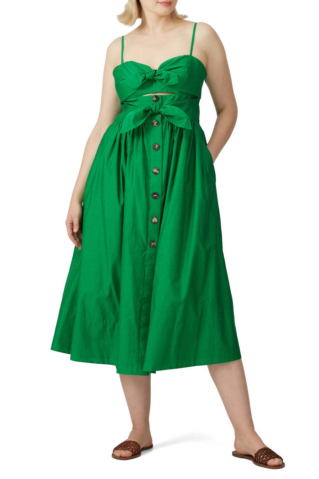 Desert Palm Tie Front Dress by kate spade new york 3