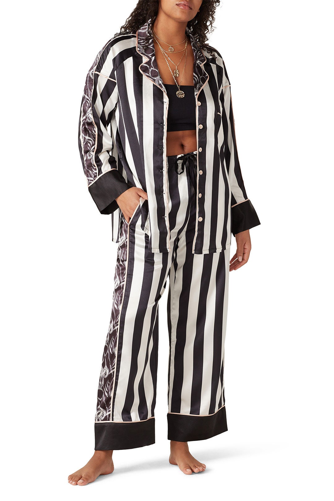 HAHT Striped PJ Pants by HAH 5