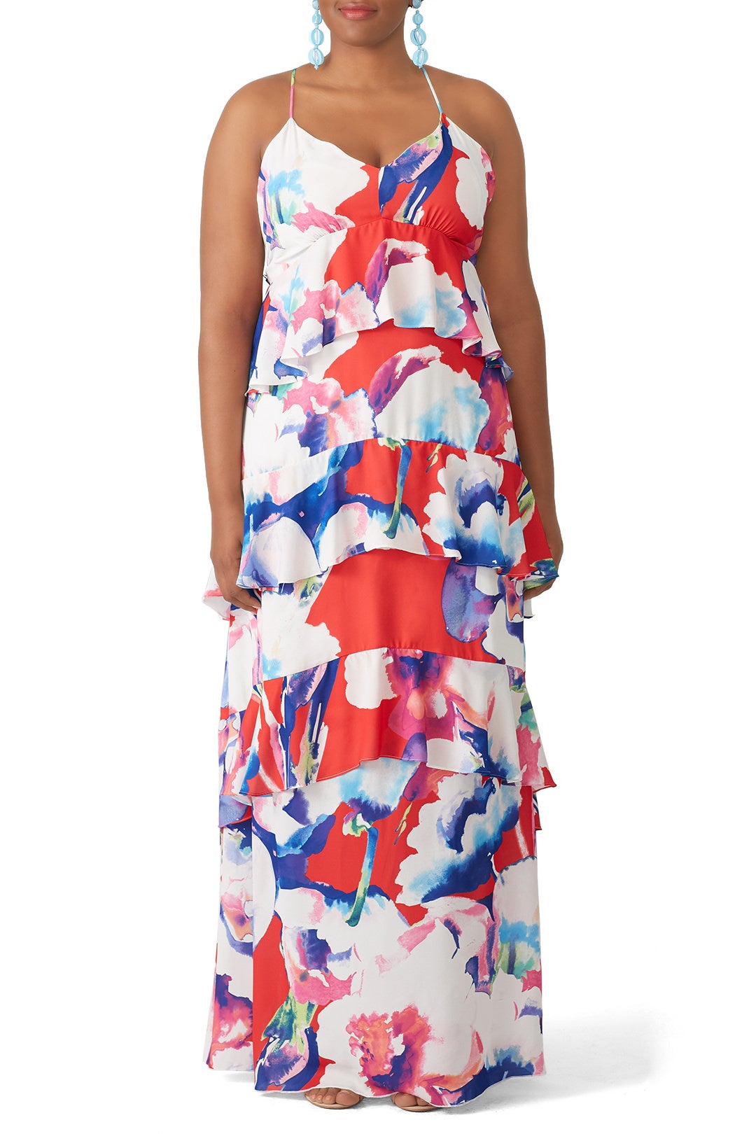 Salsa Red Floral Maxi by Josie by Natori 3