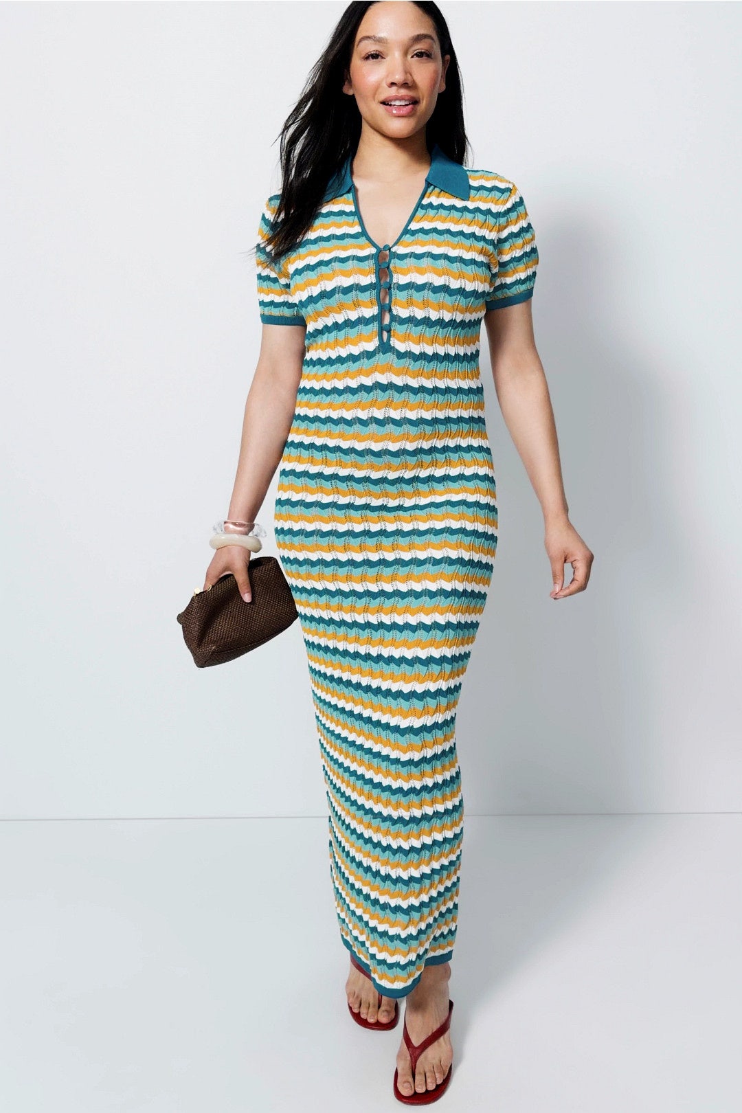 Crochet Collared Dress by Ronny Kobo x RTR | Rent the Runway Crochet Collared Dress by Ronny Kobo x RTR | Rent the Runway