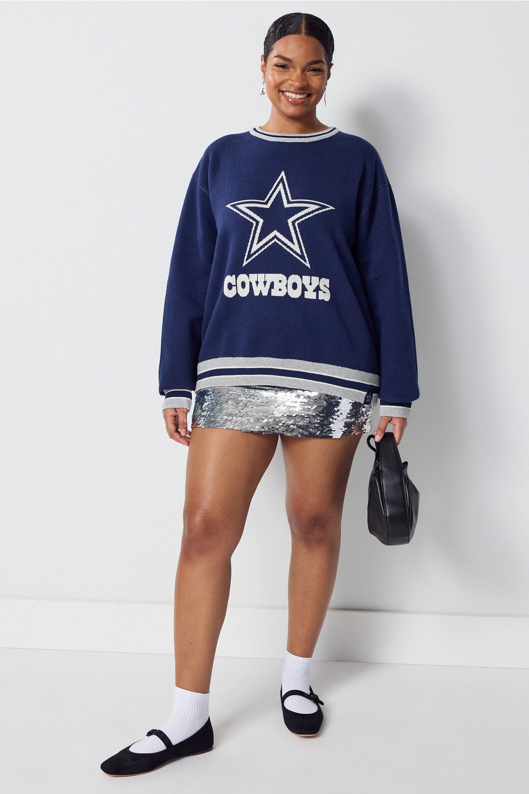 Cowboys Crew Neck Sweater by Terez 5