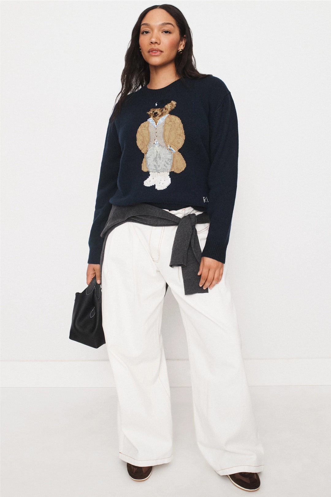 Wool Bear Long Sleeve Collared Pullover Sweater by Polo Ralph Lauren 5