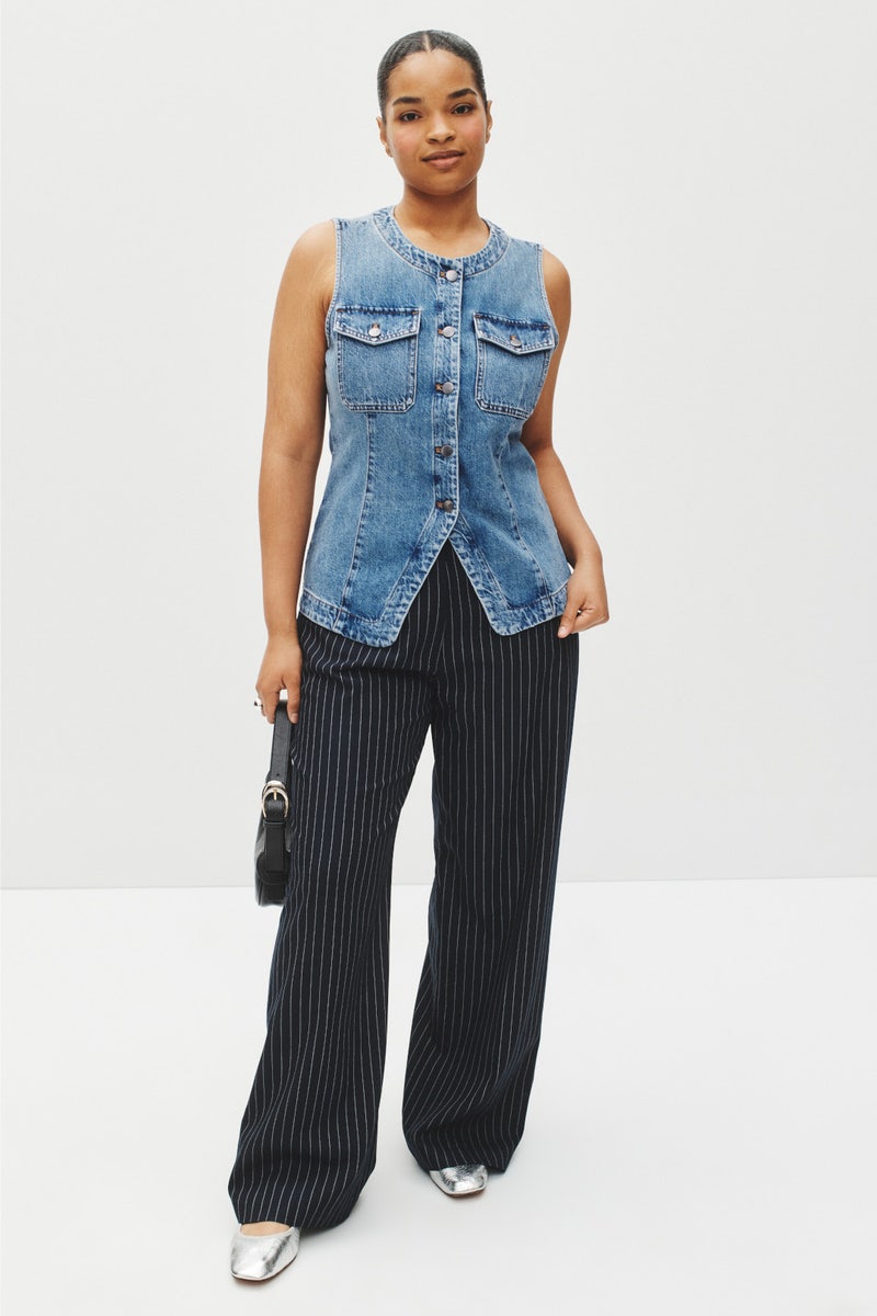 High Neck Denim Vest by Madewell - Photo 5