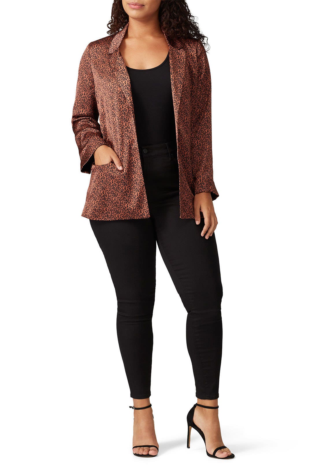 Teri Printed Blazer by B Collection by Bobeau 3