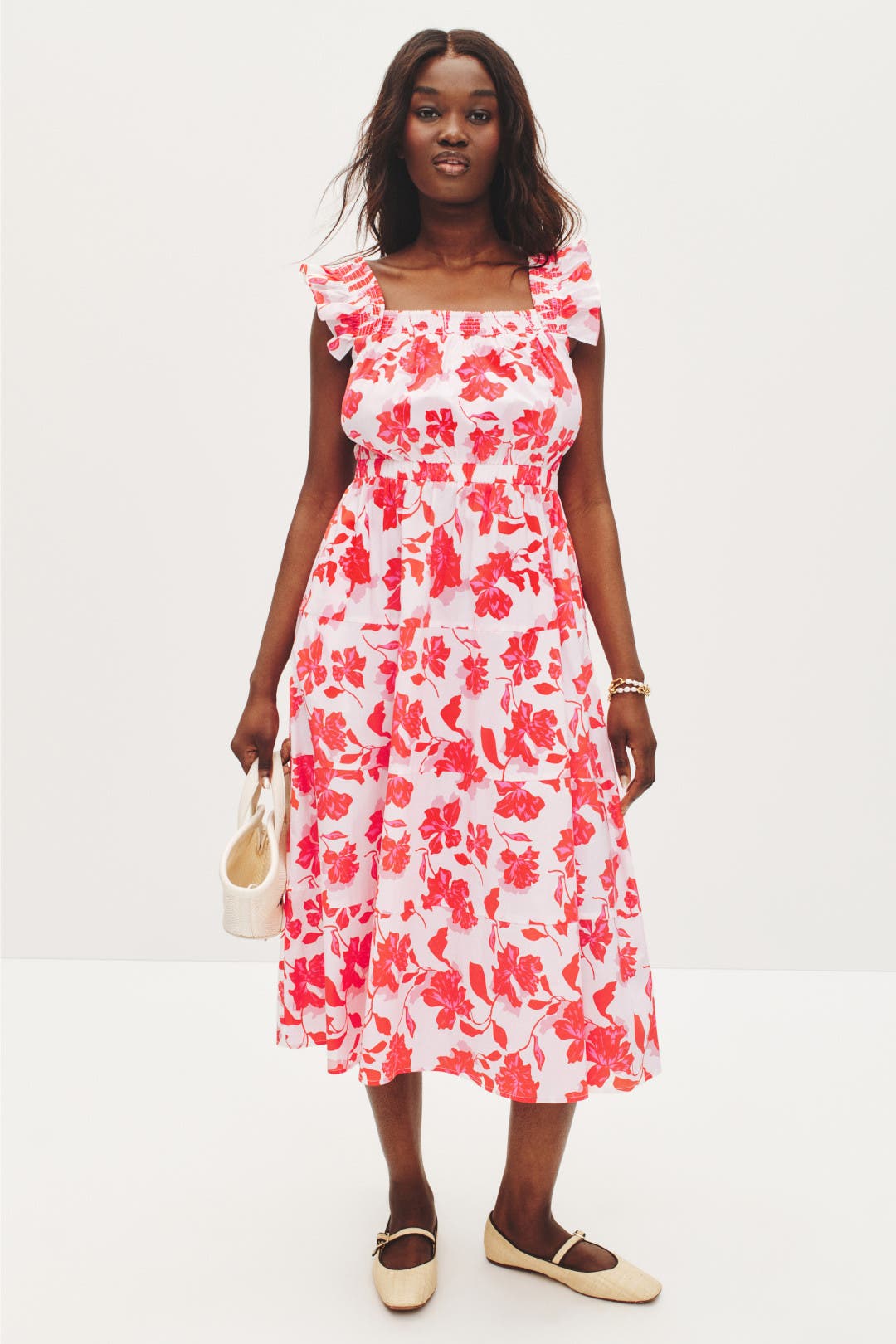 Rose Dress Red Garden Taffeta by KIKA VARGAS | Rent the Runway