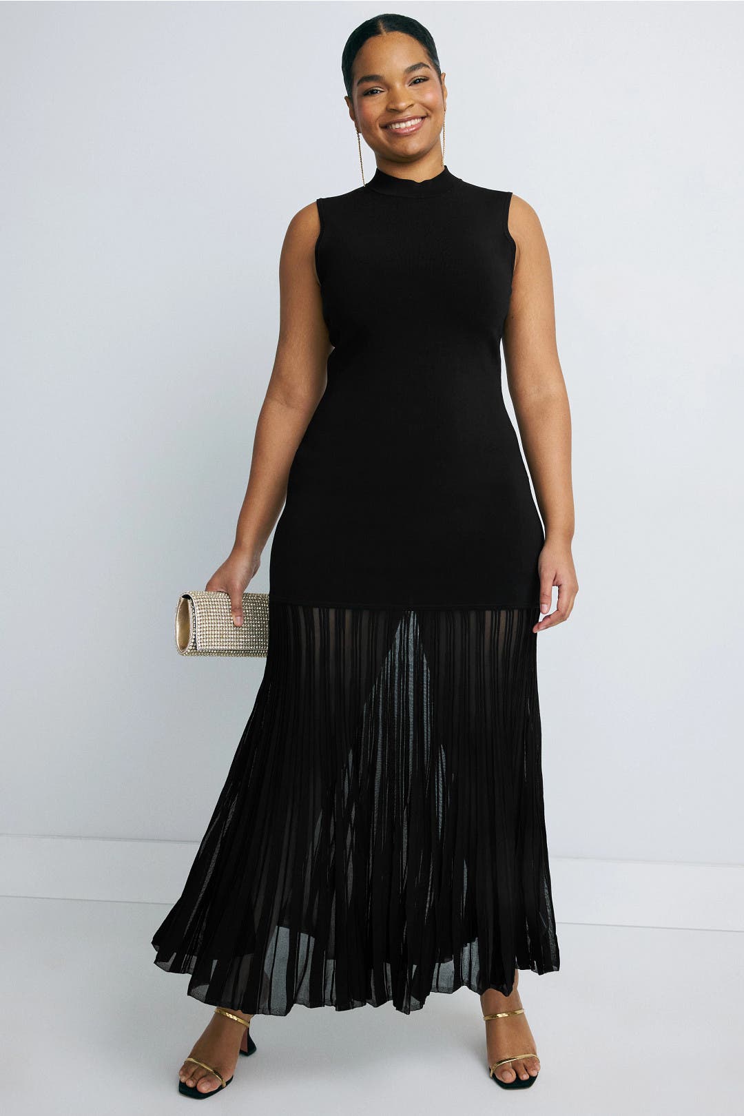Mock Neck Sheer Maxi Dress by MICHAEL KORS | Rent the Runway