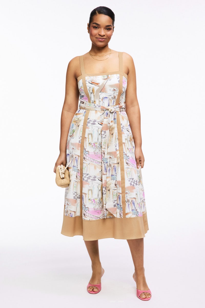 Watercolor Midi Dress by Badgley Mischka - Photo 5