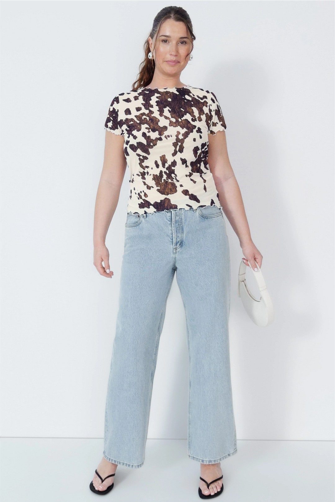 Cow Mesh Tee by Terez 4