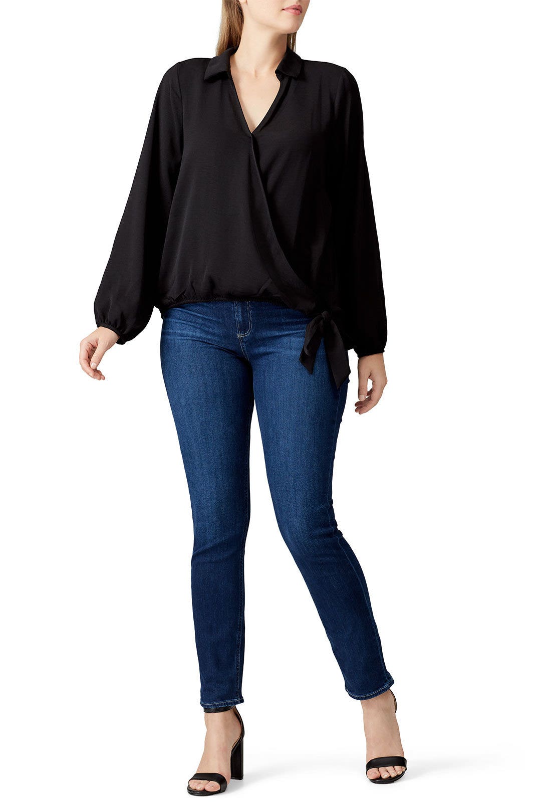 Hunter Wrap Blouse by B Collection by Bobeau 4
