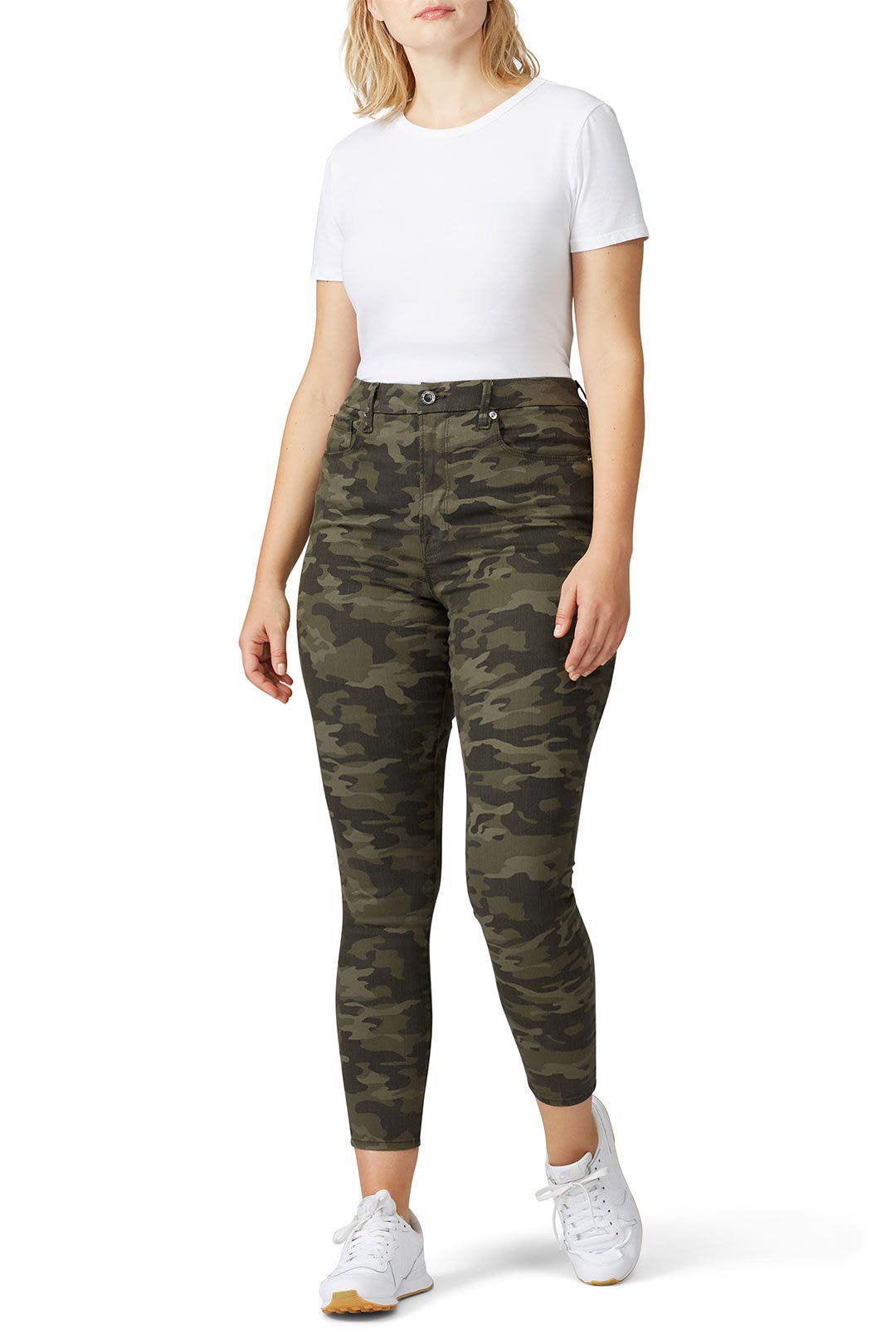 Camo Good Waist Jeans by GOOD AMERICAN 5