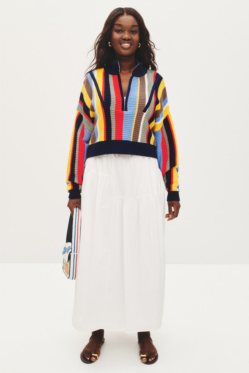 Striped Hampton Sweater by Staud - Photo 5