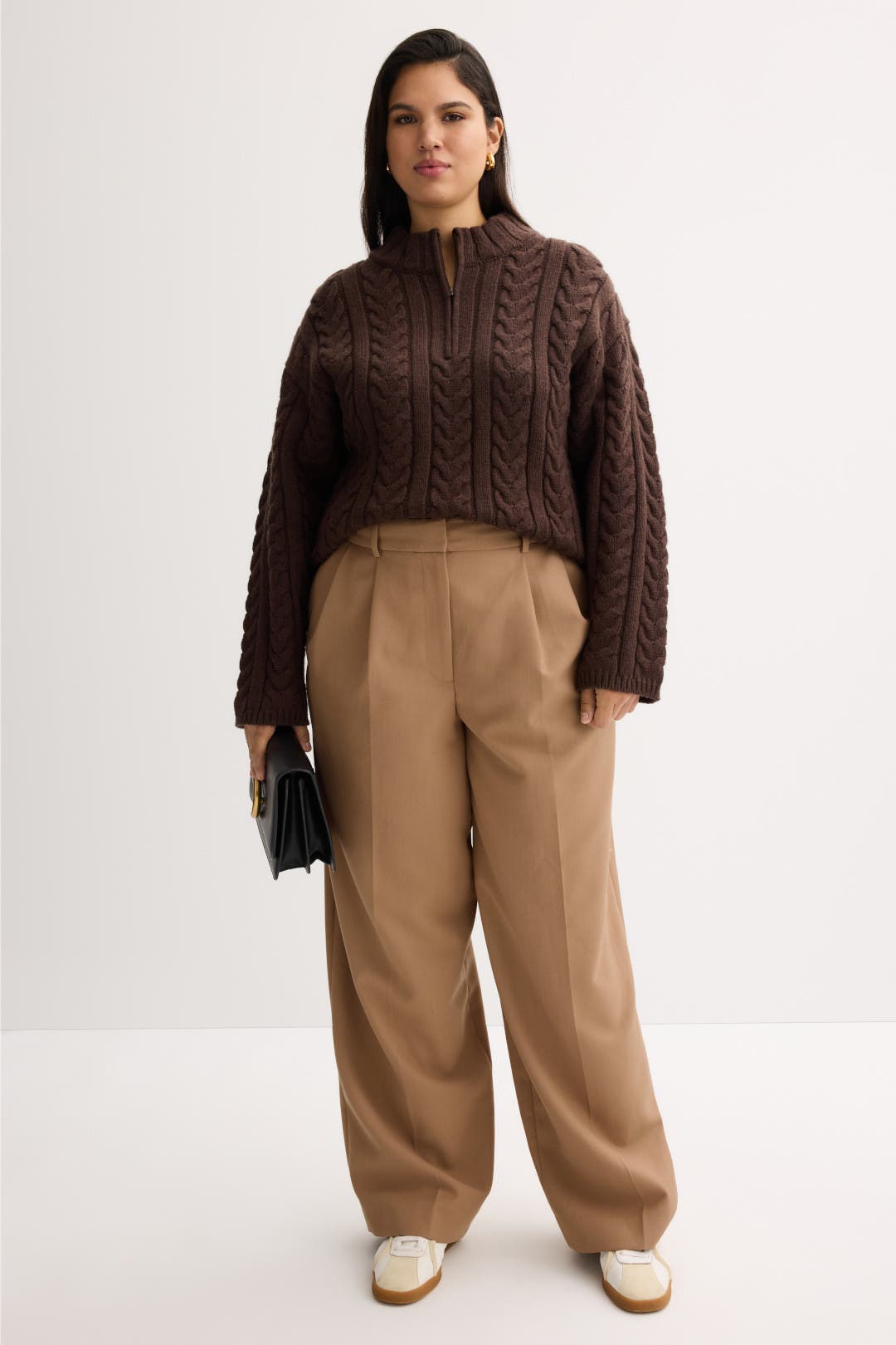 パンツ Michael By Michael Kors Triacetate Blend Wide-Leg Pant MICHAEL Michael Kors Women's Split Hem Pull On Wide Leg