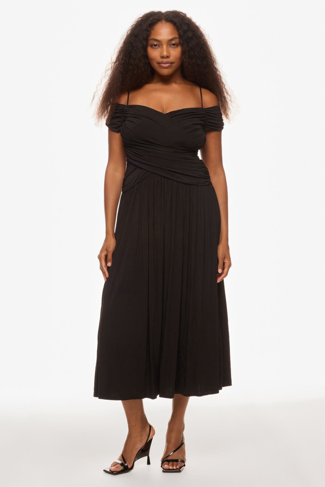 ♡JILTU petit frill dress BLACK♡ Black Guipure Frill Dress by Self-Portrait | Rent the Runway