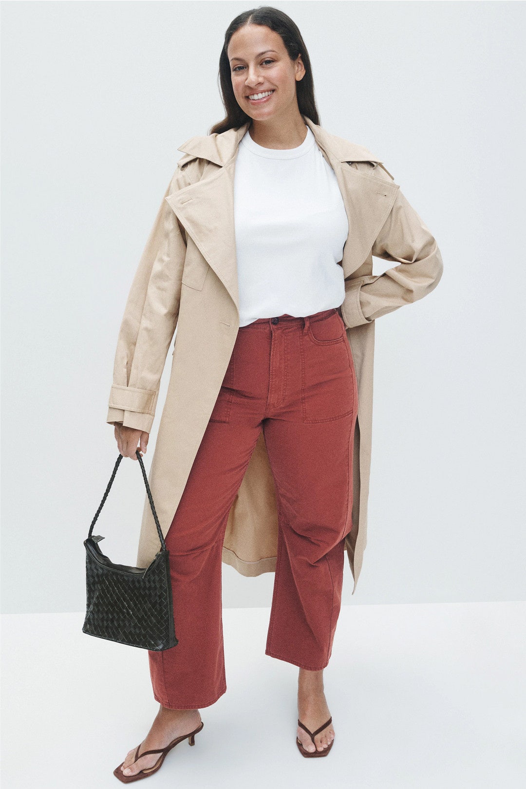 Sloan High Rise Barrel Leg Pants by Veronica Beard 5