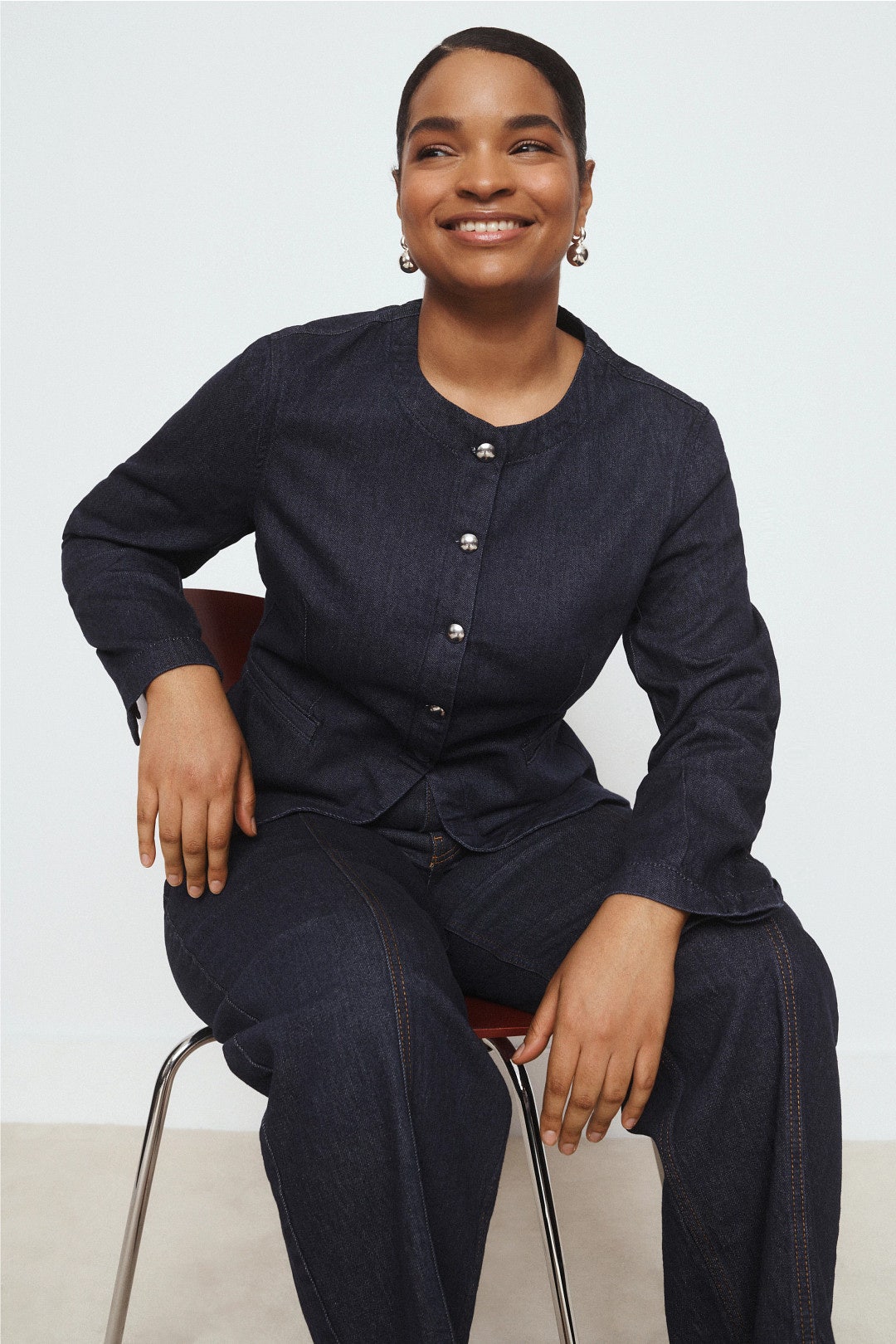 Denim Collarless Jacket by Madewell 5