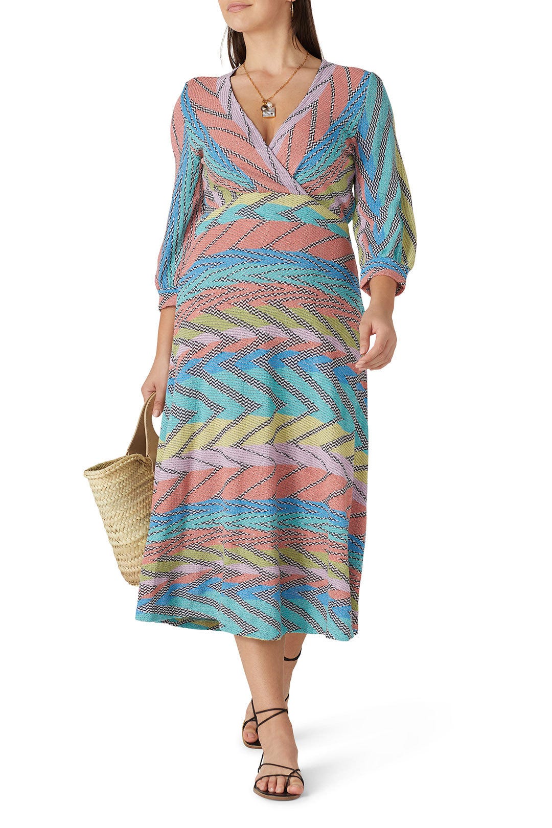 Multi ZigZag Dress by Aldomartins 5