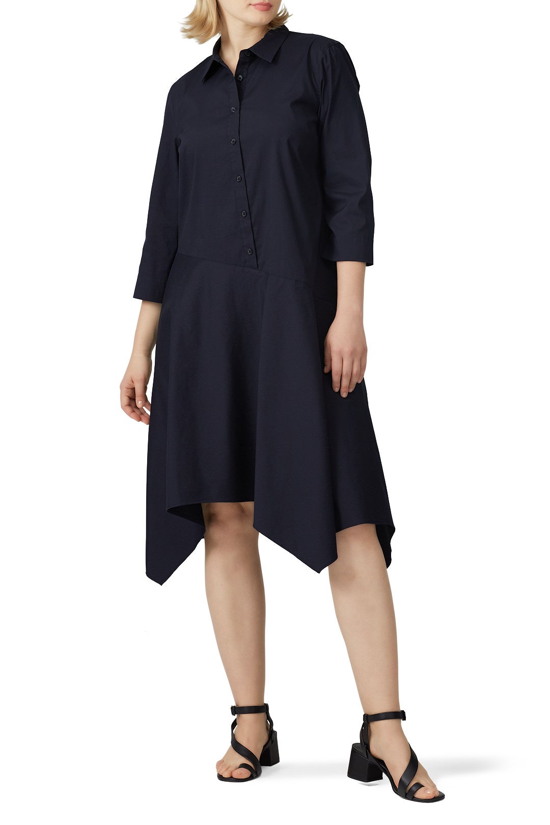 Rizzo Asymmetrical Dress by Lafayette 148 New York 3