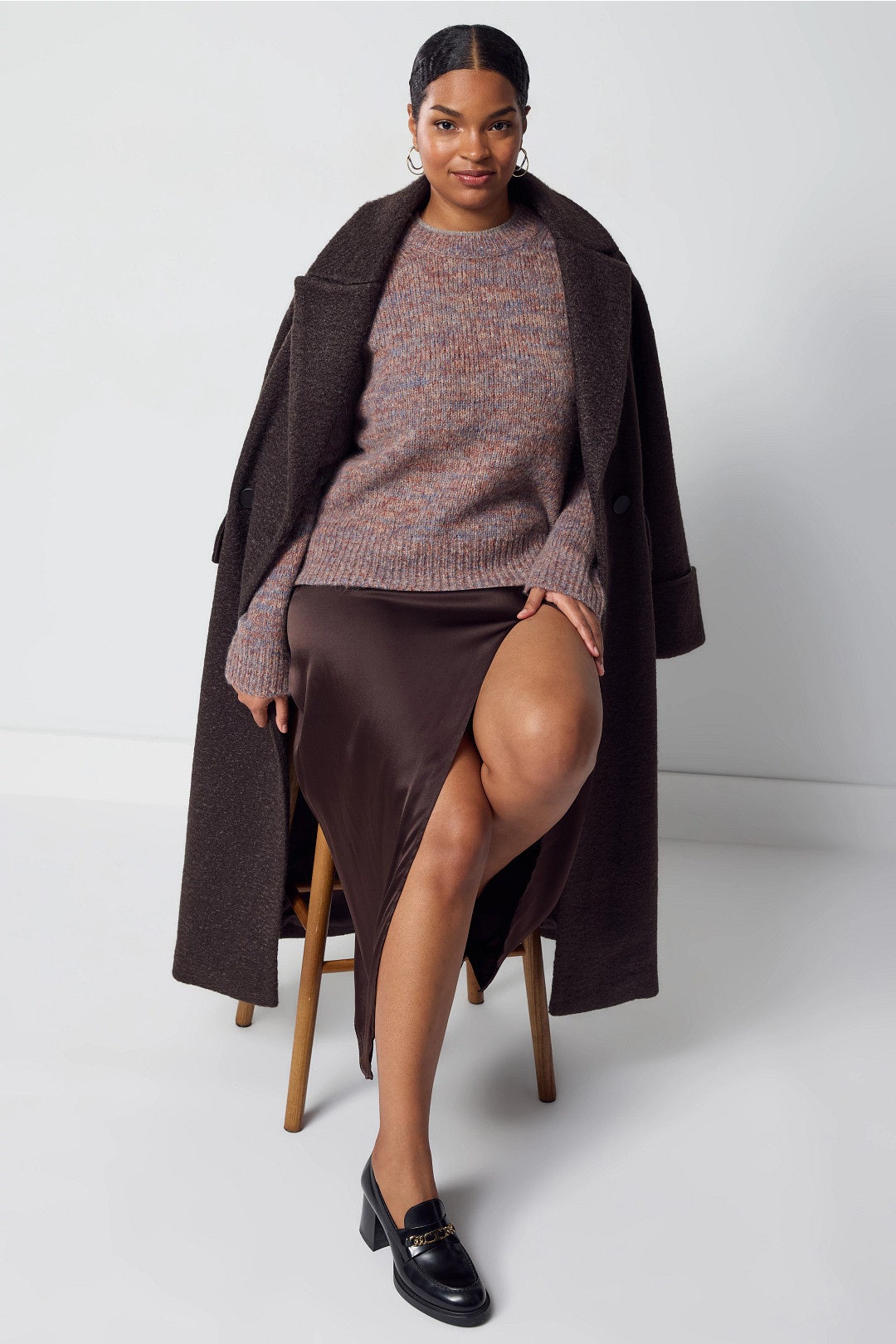 Marled Crew Neck Sweater by VINCE. 5