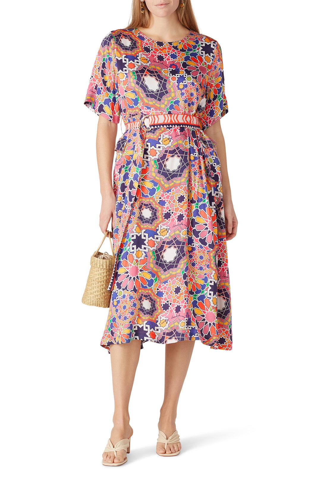 Multicolor Karina Dress by Emily Lovelock 4