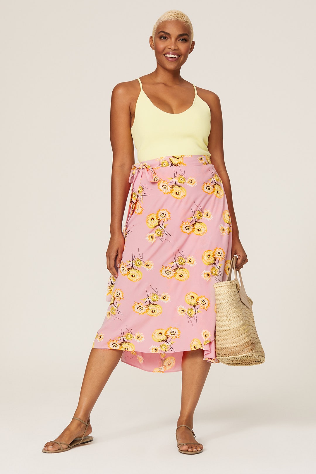 Twiggy Floral Midi Wrap Skirt by Madewell 5