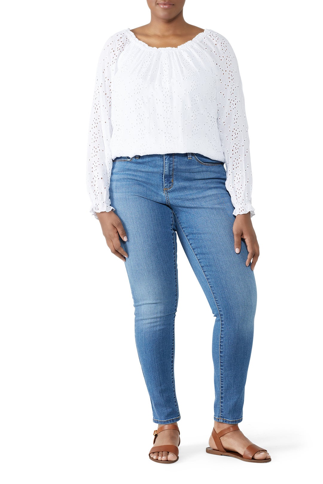 Blooming Eyelet Blouse by Sanctuary 4