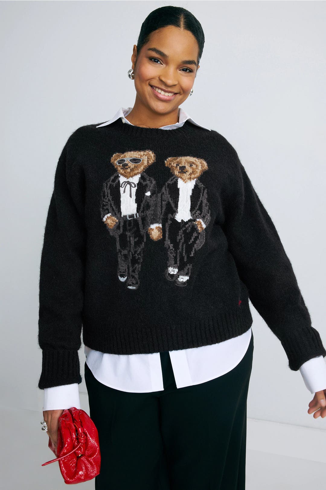 Bear Crew Neck Sweater by Polo Ralph Lauren | Rent the Runway