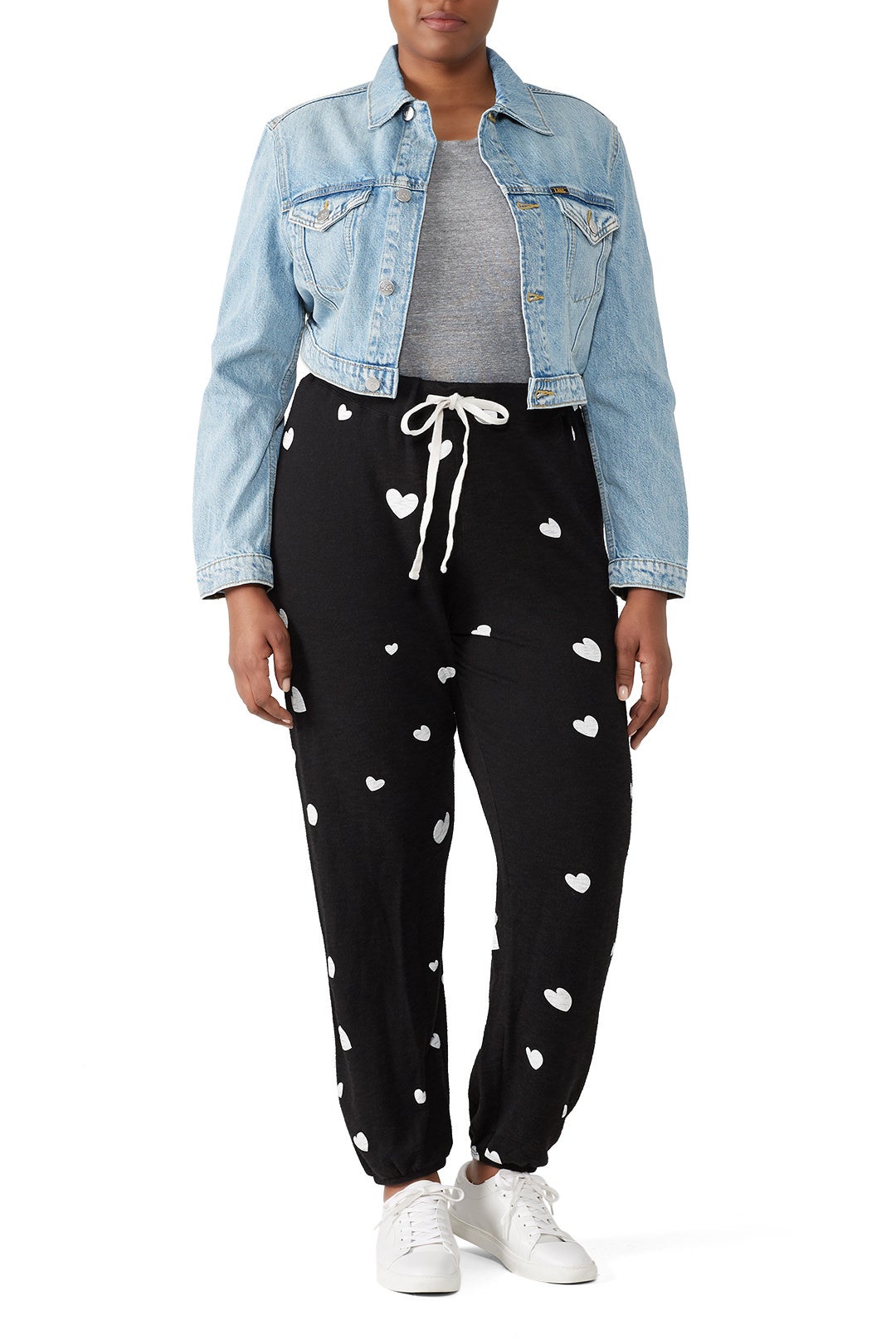 Scattered Hearts Sweatpants by MONROW 3
