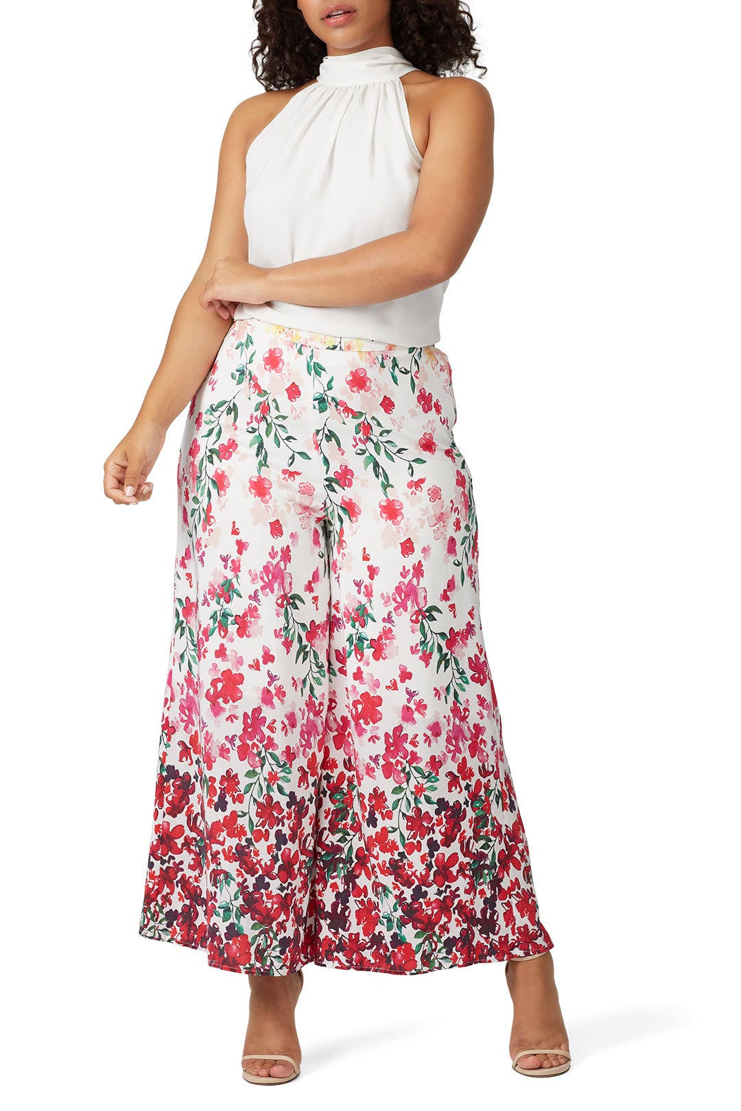 Gradient Wide Leg Pants by Marchesa Notte 4