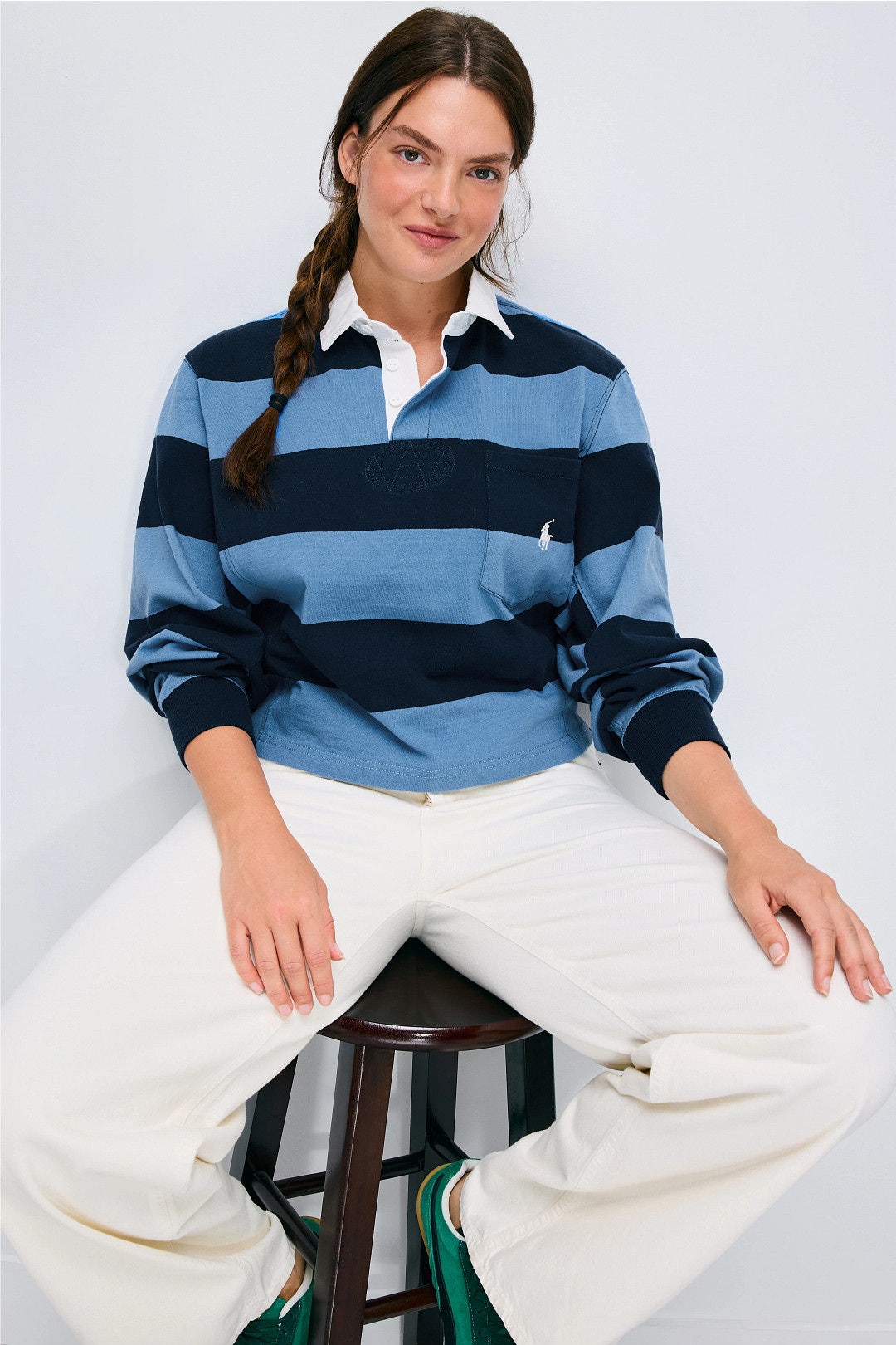 Vintage Jersey Knit Rugby Pullover by Polo Ralph Lauren 5