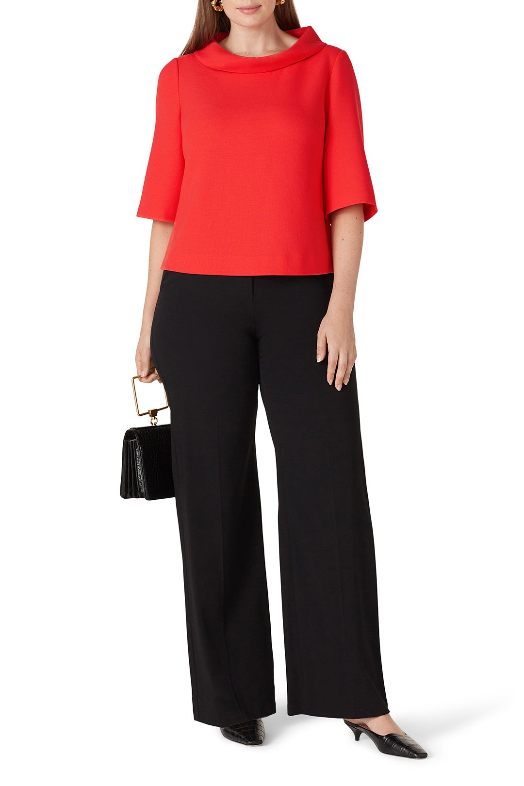 Red Kailee Top by Trina Turk 4