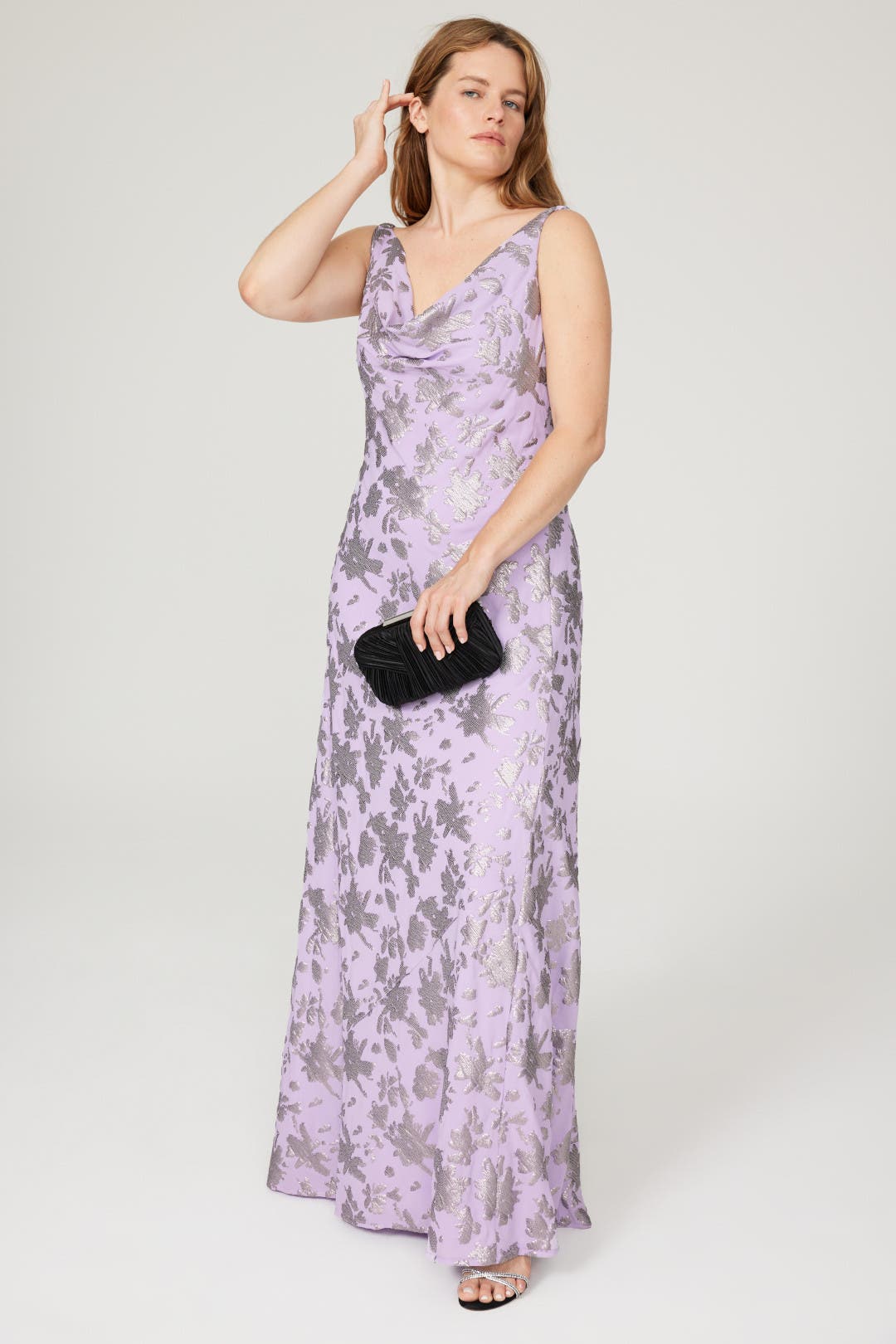 Lavender Sequin Gown by Donna Karan New York | Rent the Runway